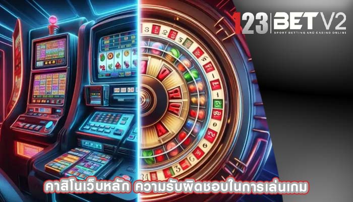 คาสิโนเว็บหลัก ความรับผิดชอบในการเล่นเกม